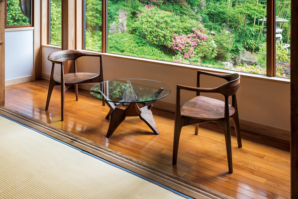 cocoda chair&glass low table