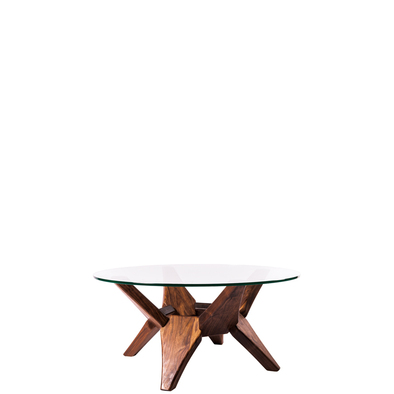 glass low table