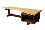 solid wood low desk square-03